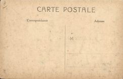 VINTAGE POSTCARD Train Beziers Engine Train station of the South