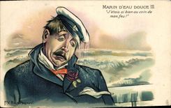 CPA Bateau Marine d'eau douce III Bradshaw