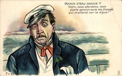 CPA Bateau Marine d'eau douce V Bradshaw