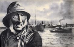 VINTAGE POSTCARD Marine Boat