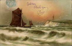 CPA Bateau Voilier 