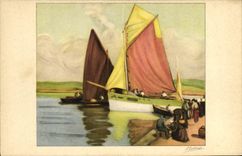 CPA Bateau Voilier 