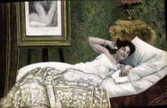 CPA Nu erotique Femme 