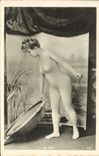 CPA Nu erotique Femme le tub