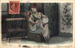 CPA Nu erotique Femme 