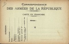 VINTAGE POSTCARD Militaria first American troops debarquees in France June 1917