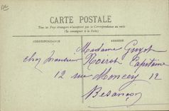 VINTAGE POSTCARD Militaria Paris Tileries has little orphan girl off 13 helped by the Fatherless children off France