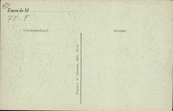 VINTAGE POSTCARD Militaria Paris November 11th, 1920 festivals of the fiftieth anniversary of the Republic Delegation of the American Red Cross