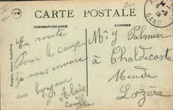 VINTAGE POSTCARD Militaria Re-examined of July 4th, 1918 Ravelled of the American nurses Avenue of the Champs Elysées