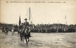 CPA Militaria Fetes de la Victoire 14 juillet 1919 Le general Pershing