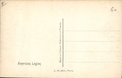 CPA Militaria American legion