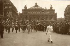 CPA Militaria Paris Opera American legion