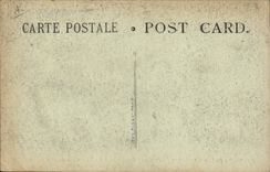 CPA Militaria Cantine des deux drapeaux pour les permissionnaires Croix Rouge americaine Un des pavillons de vente