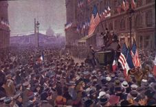 VINTAGE POSTCARD Militaria American legion Nine years ago