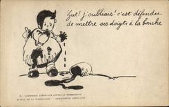 VINTAGE POSTCARD Militaria Office of Tuberculosis American Red Cross