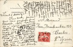 CPA Bateau Guerre Torpilleur en essais 