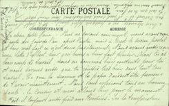 VINTAGE POSTCARD Boat War Turrets before Artillery of the armours of standard squadron Jean Bart