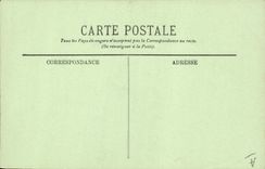 VINTAGE POSTCARD Boat War Footbridge of the admiral and military chechmate of Iena after the catastrophe