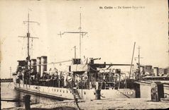 VINTAGE POSTCARD Boat War This against destroyer