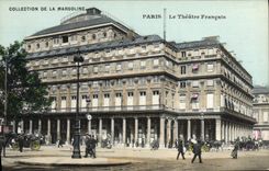 CPA Paris Le Theatre francais Publicite Opotherapie Martiale La Marsoline Rue Bergere Paris 9eme