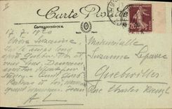 CPA Theatre Le crime de Reims Militaria 