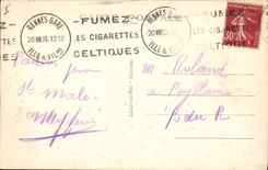 VINTAGE POSTCARD Rennes Theater