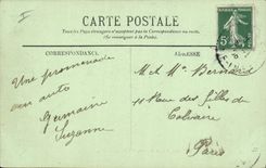 CPA Rouen Le Theatre des Arts et le cours Boieldieu Tramway Chevaux