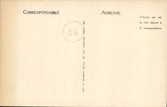 VINTAGE POSTCARD Sospel Surroundings of Menton the bridge of the cabin