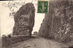 VINTAGE POSTCARD Cannes St Raphael Route of the New Gold Cornice of Cannes has St Raphael