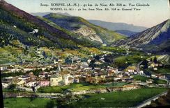 CPA Sospel Vue Generale