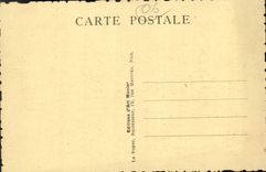 VINTAGE POSTCARD Road of Nice in Italy laces of the pouring collar of Western Braus