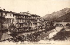 CPA Sospel Vieilles Maisons sur la Bevera