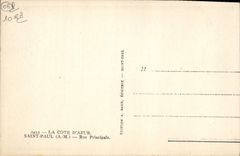 CPA St Paul Rue Principale