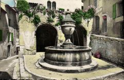 CPA Saint Paul de Vence La Fontaine