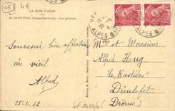 CPA Saint Paul de Vence Vue Generale