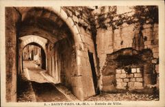 CPA Saint Paul de Vence Entree de Ville