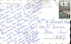 CPM Saint Paul de Vence Montee de l'eglise 