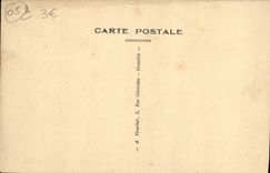 VINTAGE POSTCARD Briançon View Strong of the Castle and Melexin