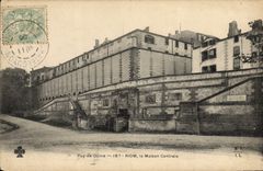 VINTAGE POSTCARD Prison central House Riom