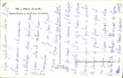 CPA Prison melun Notre Dame et la prison centrale