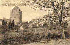 Escuela primaria de Thouars de la prisión de la POSTAL de la VENDIMIA de las muchachas y la torre de príncipe de Galles