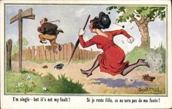 CPA Fantaisie Illustrateur Femme Donald Mc Gill