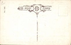 VINTAGE POSTCARD Fantasy Illustrator Woman in bathing suit