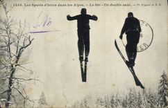 CPA Sports d'hiver Ski Un double saut