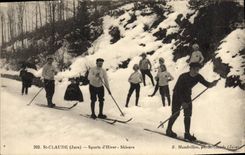 CPA Sports d'hiver Ski St-Claude Skieurs