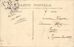 VINTAGE POSTCARD Winter sports Ski Contest of so in Sappey close Grenoble Call of the runners