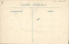 VINTAGE POSTCARD Winter sports Ski Tracks of Allondez Luge