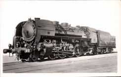 VINTAGE POSTCARD Train 141 R Engine