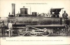 CPA Train Locomotive Machine Tender 30 623