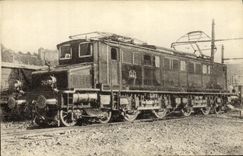 CPA Train Locomotive du Sud Est Machine 242 B E I